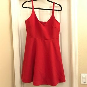 NWOT Lulu’s Red Skater Dress